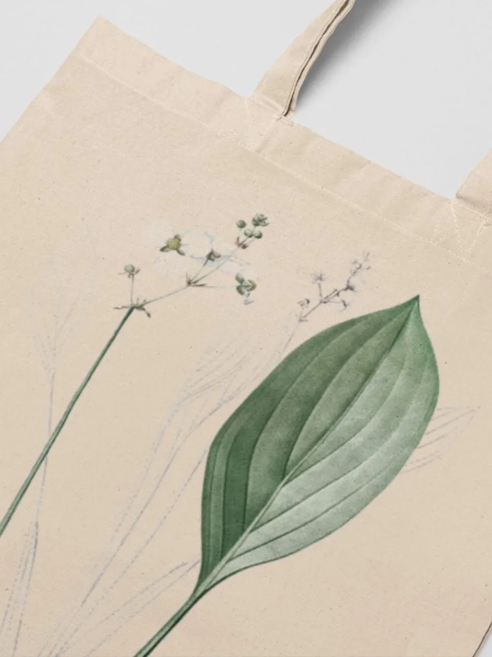 Arrowhead Vintage Floral Print Graphic Canvas Tote Bag